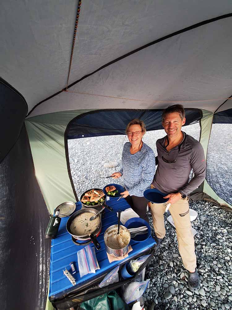 Glacier Island Columbia Glacier camp 18