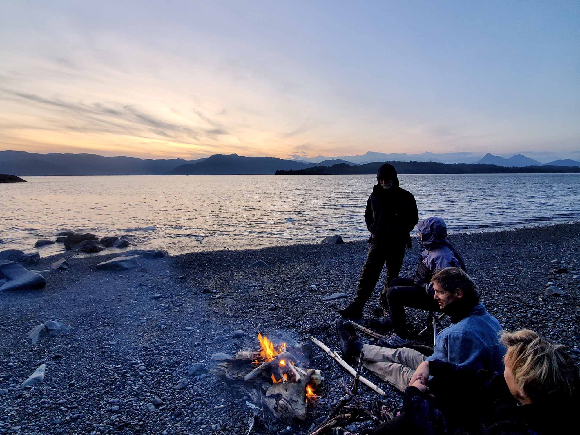 Glacier Island Columbia Glacier camp 19
