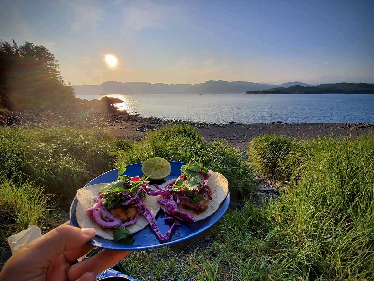 Glacier Island Columbia Glacier camp 22