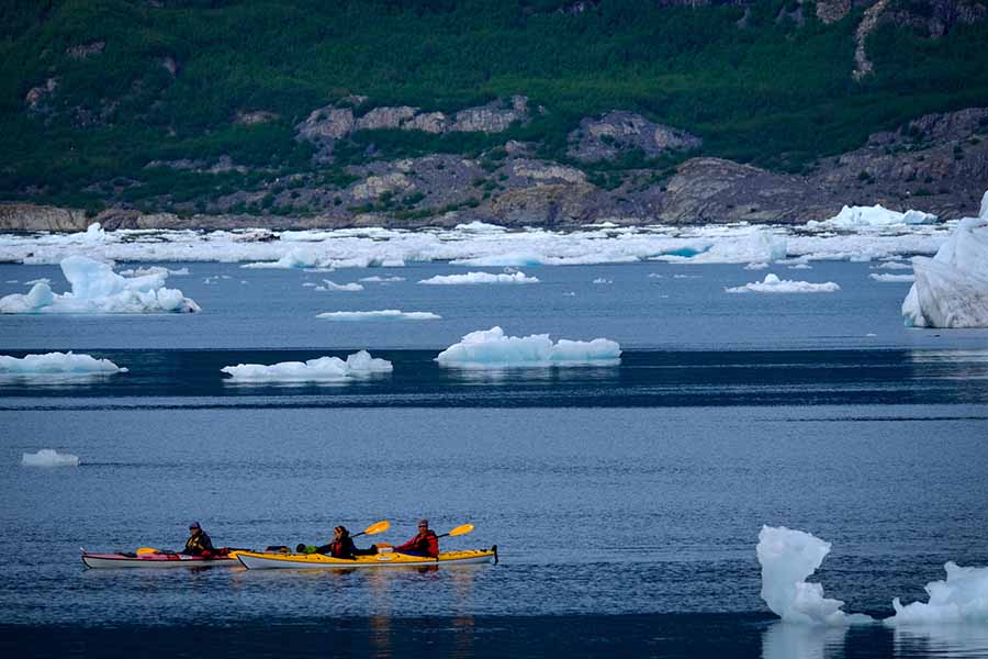 Glacier Island Columbia Glacier camp 28