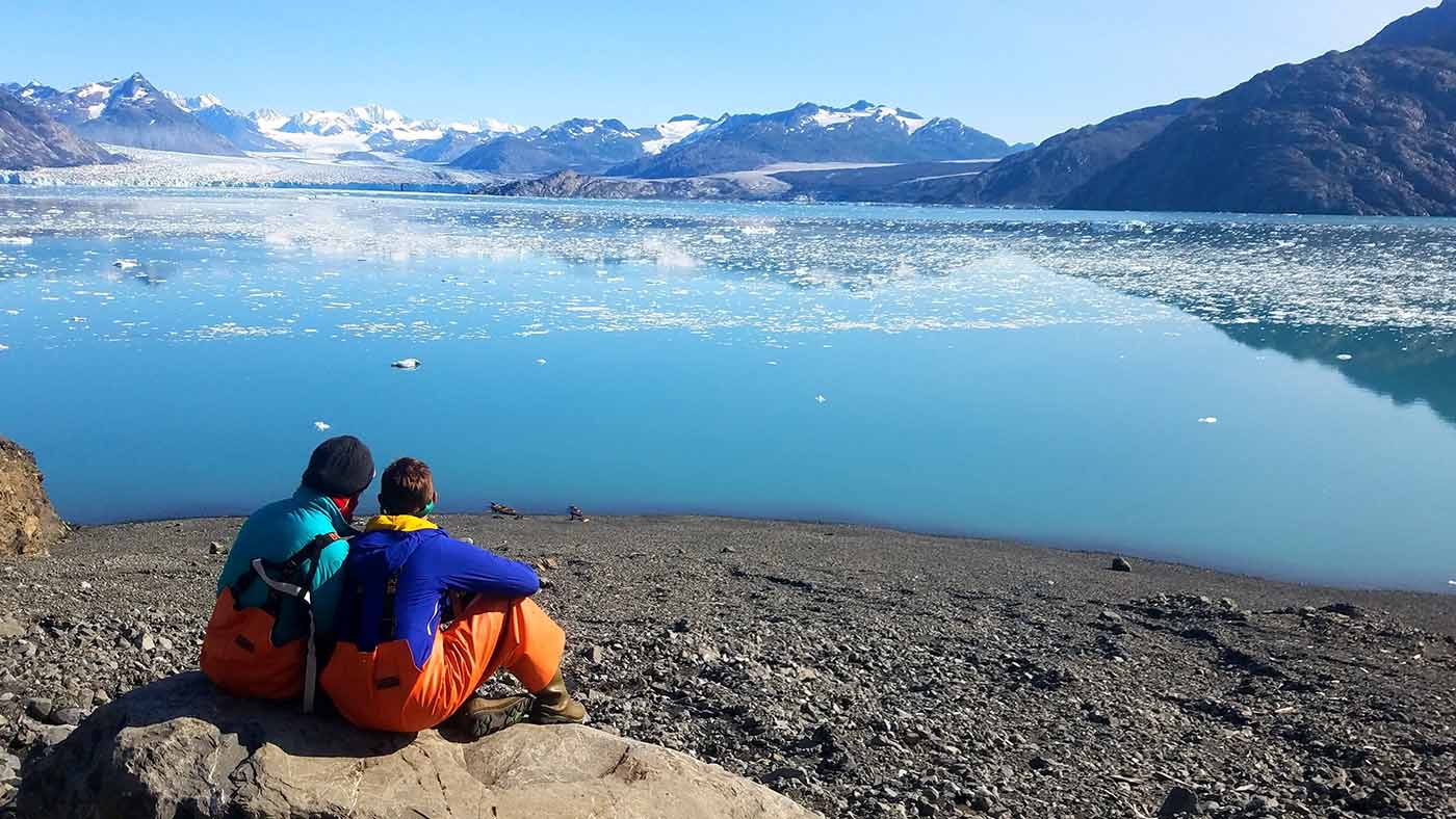 Glacier Island Columbia Glacier camp 37