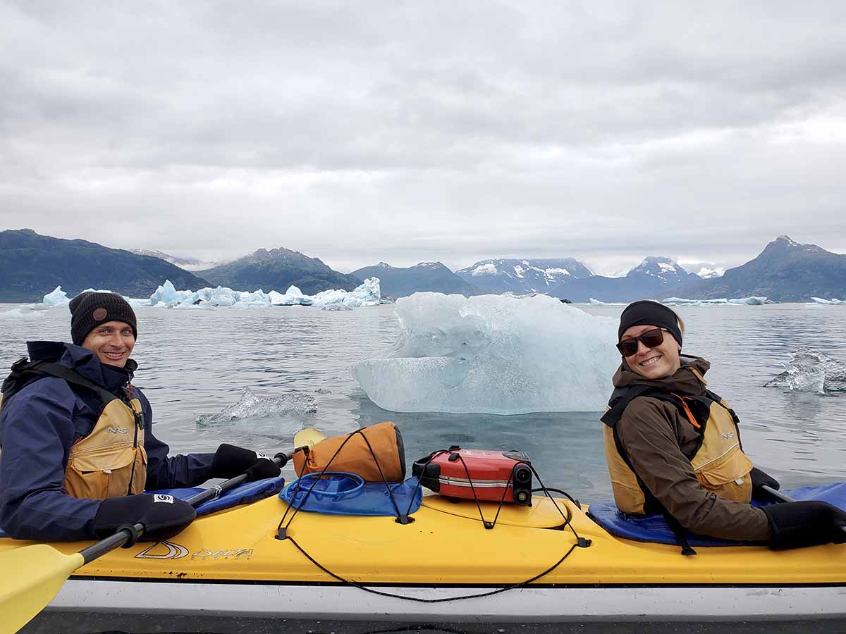 Glacier Island Columbia Glacier camp 45