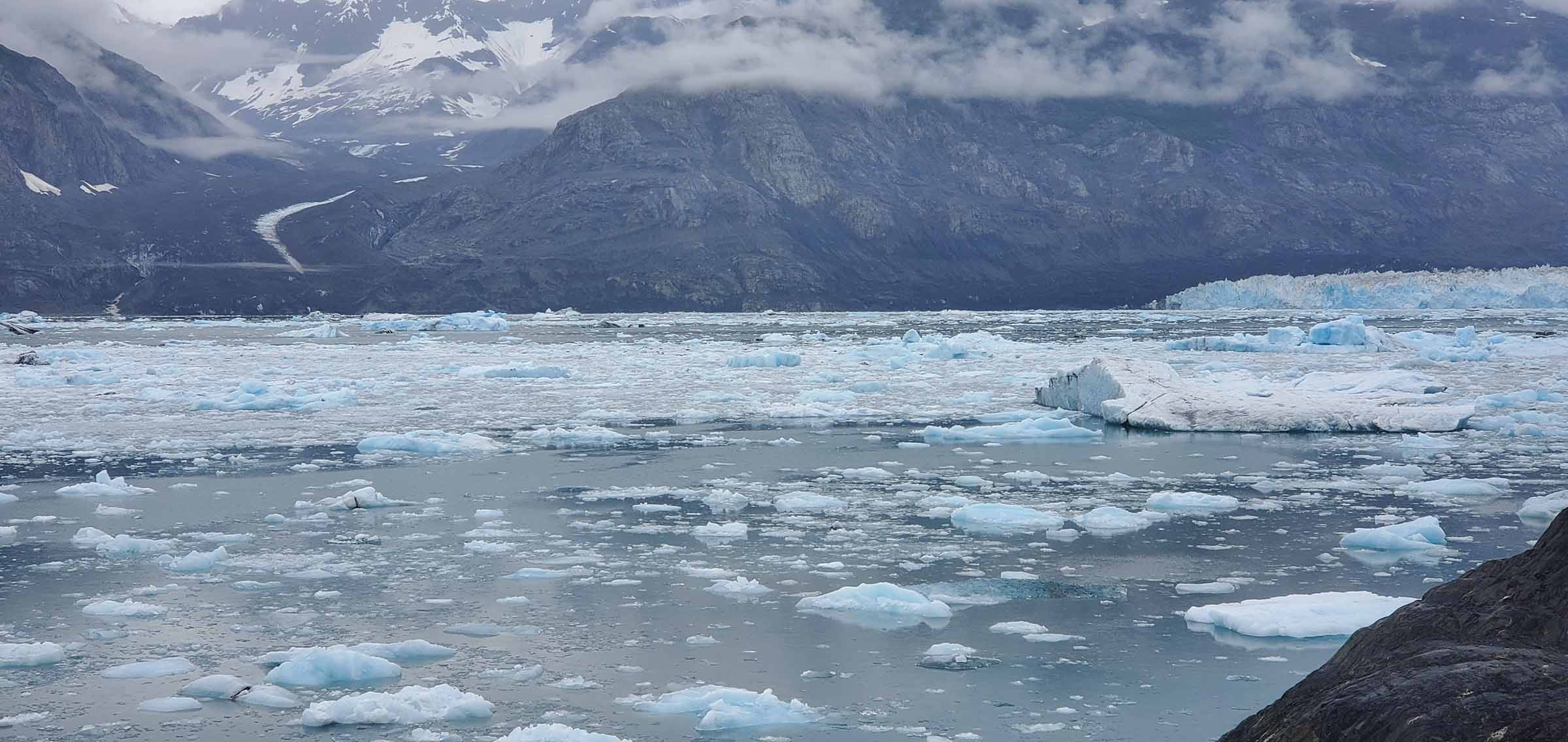 Glacier Island Columbia Glacier camp 49