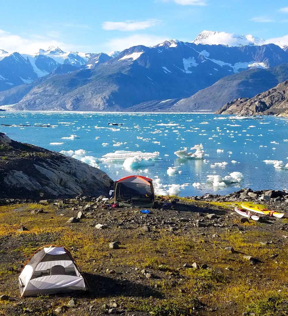 Columbia Glacier Camp main